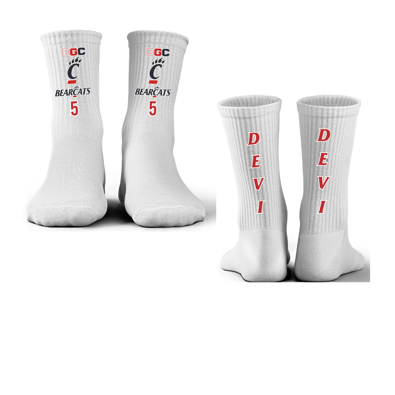 Bearcats Personalized Socks