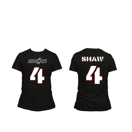 Personalized Bearcat Tee-Custom Name & Number